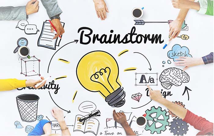 چهار قانون/گام اساسی طوفان فکری چیست؟